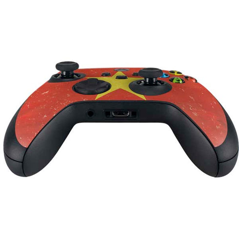 Vietnam Flag Distressed Xbox Series X Controller Skin